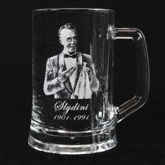 Legends of Magic Engraved Glass Tankard - Slydini